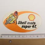 sticker  motor racing   Shell moto super T4., Verzamelen, Ophalen of Verzenden, Nieuw