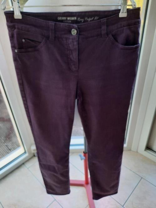 Toffe broek GERRY WEBER - 40, Vêtements | Femmes, Culottes & Pantalons, Comme neuf, Taille 38/40 (M), Violet, Longs, Enlèvement ou Envoi