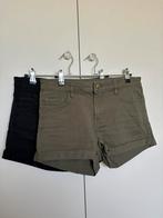 Dames shorts H&M maat 38 zwart/kakigroen, Kleding | Dames, Broeken en Pantalons, Maat 38/40 (M), H&M, Kort, Ophalen of Verzenden