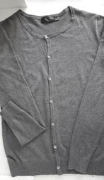 Bpc collection : grijs vest cardigan mooie knoopjes , mt M, Kleding | Dames, Truien en Vesten, Maat 38/40 (M), Verzenden, Zo goed als nieuw