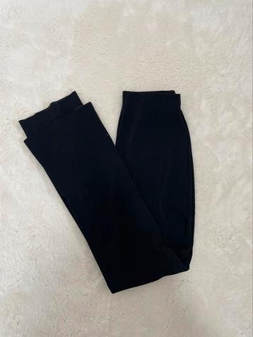 Zwarte flared broek met split | maat S beschikbaar voor biedingen
