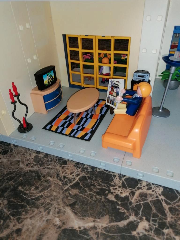 ② 3966 le mobilier de salon maison moderne playmobil — Jouets