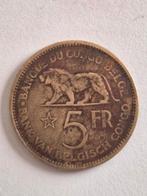 5 FR Bank Belgisch Congo, Ophalen