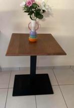Vintage bistrotafel, Tuin en Terras, Tuintafels, Ophalen, Gebruikt, Hout