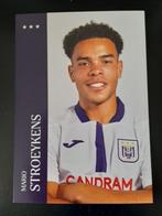 Anderlecht originele kaart Mario Stroeykens(29) 15x21cm Rsca, Ophalen of Verzenden, Nieuw, Clubaccessoires