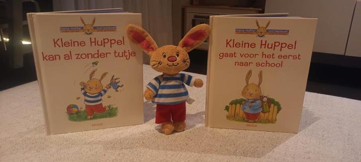 2 boekjes van Kleine Huppel en knuffeltje, Boeken, Kinderboeken | Jeugd | onder 10 jaar, Ophalen