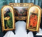Triptiek Icoon Lam Gods Van Eyck H30 Antiek😍👌, Antiek en Kunst, Ophalen of Verzenden