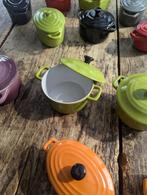 Lot de petites cocottes en grès émaillé, Huis en Inrichting, Keuken | Potten en Pannen, Ophalen, Zo goed als nieuw, Overige typen