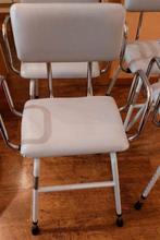 4 nieuwe stoelen, lichtgrijs,  verstelbaar. Ook per stuk, Ophalen, Nieuw, Grijs