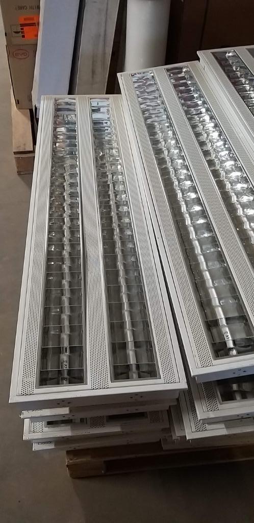 armaturen voor systeemplafond, Huis en Inrichting, Lampen | Plafondlampen, Zo goed als nieuw, Kunststof, Metaal, Ophalen