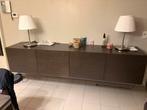 Hangmeubelen dressoir lederen poef  tafel met 4 stoelen, Ophalen, Gebruikt, 50 tot 75 cm, Design
