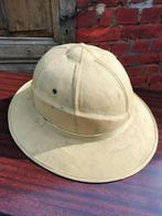 Vintage tropische koloniale helm, Overige soorten, Ophalen of Verzenden, Helm of Baret