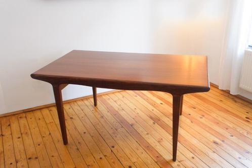 Table de salle à manger extensible scandinave en Teck 1960s, Maison & Meubles, Tables | Tables à manger, Comme neuf, 50 à 100 cm