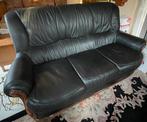 Lederen salon, Enlèvement, Comme neuf, Banc droit, Cuir