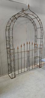 arche arcade fer forgé barre pleine avec barrière, Jardin & Terrasse, Enlèvement ou Envoi, Neuf