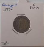Engeland George V 6 pence 1932 zilver, Ophalen of Verzenden