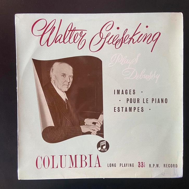 LP Debussy Walter Gieseking Images-Pour le piano- Estampes, Cd's en Dvd's, Vinyl | Klassiek, Ophalen of Verzenden