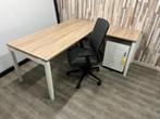 Q- line Hoekbureau (wit), Computers en Software, Laptoptafels, Ophalen of Verzenden, In hoogte verstelbaar
