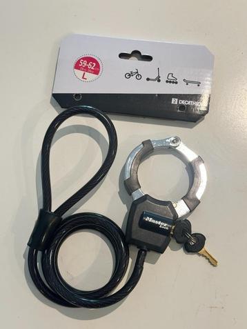 Cadenas trottinette, Enlèvement, Neuf, Câble antivol