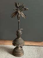 Table haute en cuivre antique, crucifix, croix d'autel, Enlèvement