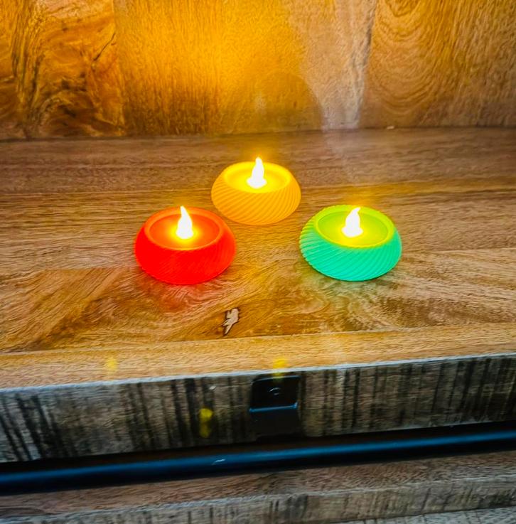 Carnaval decoratie theelichthouders, Hobby en Vrije tijd, Feestartikelen, Nieuw, Ophalen