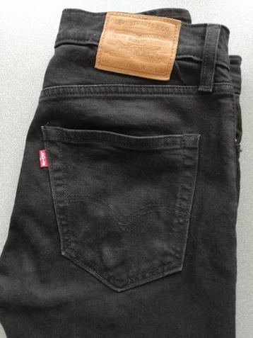 Levi's jeansbroek skinny zwart maat W32 L32
