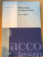 Dirk Keppens - Wiskundige basistechnieken deel algebra, Ophalen of Verzenden, Gelezen, Dirk Keppens