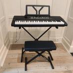 MAX Rhapsody61 keyboard met bankje en standaard, Muziek en Instrumenten, Keyboards, Ophalen, Zo goed als nieuw, 61 toetsen, Met standaard