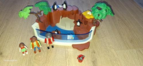 PLAYMOBIL pinguïnbad voor de dierentuin + genezer en dolfijn, Kinderen en Baby's, Speelgoed | Playmobil, Gebruikt, Complete set