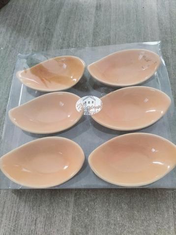 Set met 6 gele aperoschaaltjes beschikbaar voor biedingen