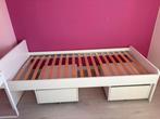 éénpersoons bed ikea, Sommier à lattes, 85 à 100 cm, Enlèvement, 180 cm ou plus