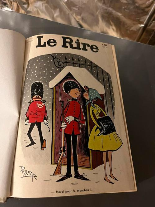 Le rire 1960-1961 journal satirique fonde en 1894, Boeken, Humor, Gelezen, Ophalen of Verzenden