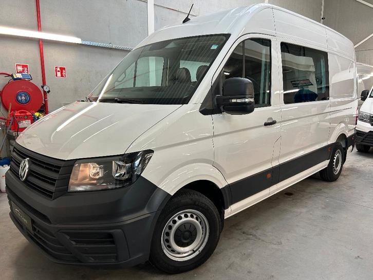 Volkswagen Crafter 2.0TDI - L3H3 - 7-PERSOONS DUBBELE CABINE, Auto's, Bestelwagens en Lichte vracht, Bedrijf, Te koop, ABS, Airbags