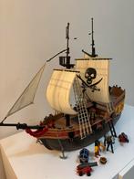 Groot piratenschip met toebehoren en drie piraten, Kinderen en Baby's, Speelgoed | Playmobil, Ophalen, Zo goed als nieuw