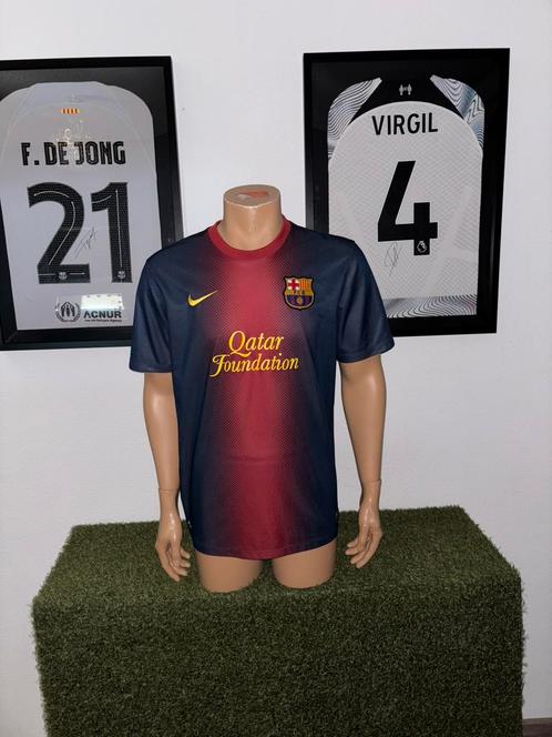 FC Barcelona thuisshirt 2012-2013, Sport en Fitness, Voetbal, Zo goed als nieuw, Shirt, Maat L, Verzenden