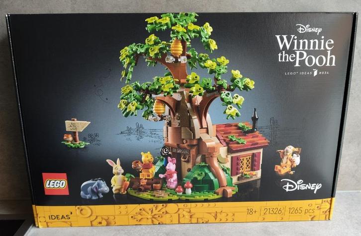 lego ideas 21326 winnie de poeh, Kinderen en Baby's, Speelgoed | Duplo en Lego, Nieuw, Lego, Complete set, Ophalen of Verzenden