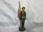 Belgische makelij soldaat met belgische vlag, TOP-staat, Verzamelen, Militaria | Algemeen, Ophalen of Verzenden