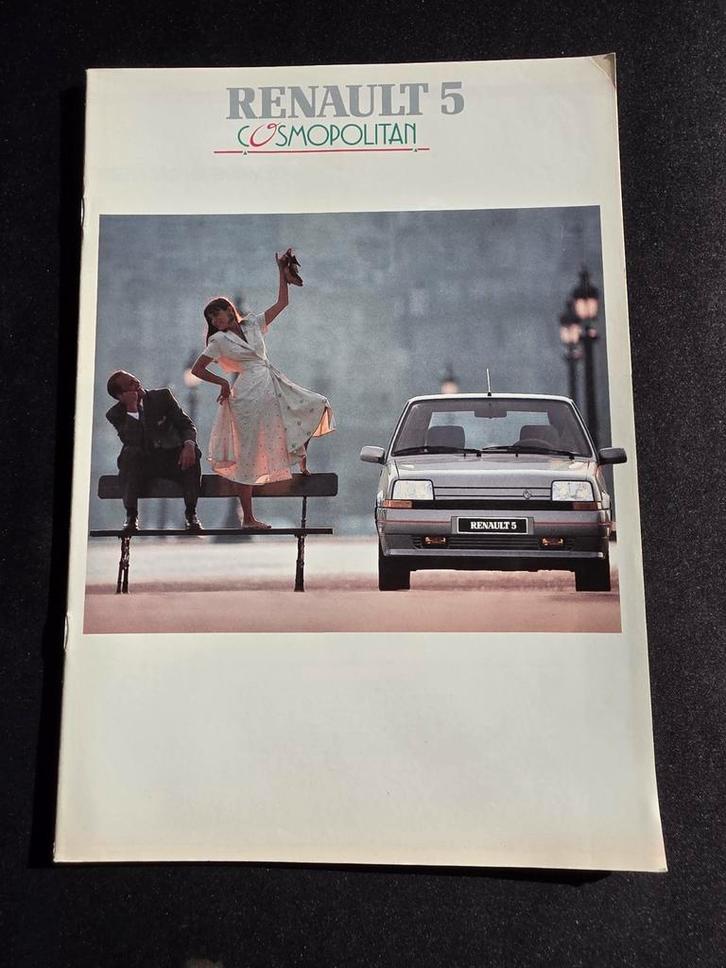 Brochure de la Renault 5 Cosmopolitan 1989, Livres, Autos | Brochures & Magazines, Renault, Enlèvement ou Envoi