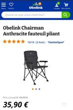 Chaises de camping Obelink (2 pièces), Chaise de camping, Neuf