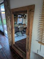 Zeer grote houten industriële spiegel 190x115, Ophalen