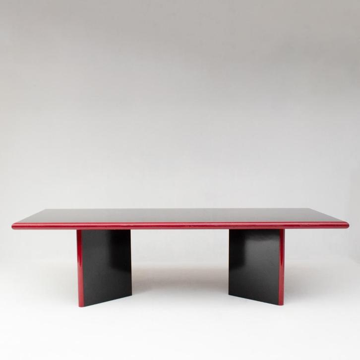 Italiaanse vintage eettafel van Mario Sabot, Huis en Inrichting, Tafels | Eettafels, Gebruikt, 200 cm of meer, 100 tot 150 cm