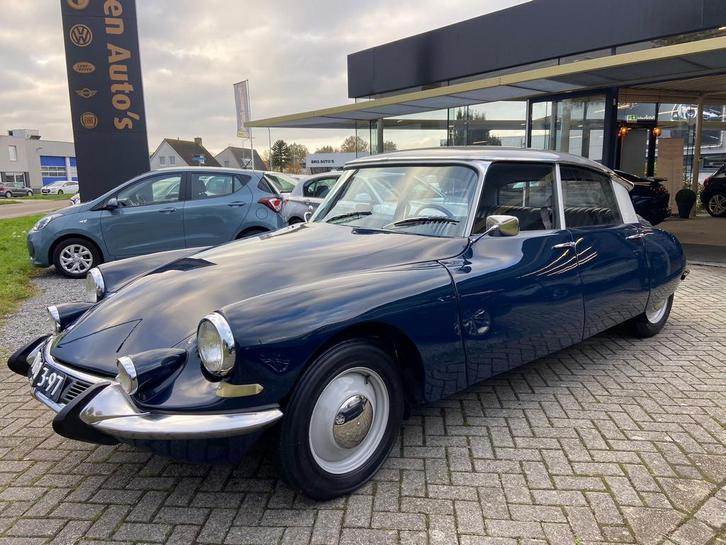 Citroën ID 1.9|1965|OldTimer, Auto's, Oldtimers, Bedrijf, Citroën, Benzine, Overige carrosserie, 4 deurs, Handgeschakeld, Blauw