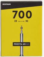 2x Decathlon Chambre A Air 700x23/32 Valve Presta 60 Mm, Neuf, Pneu, Enlèvement ou Envoi, Vélo de course