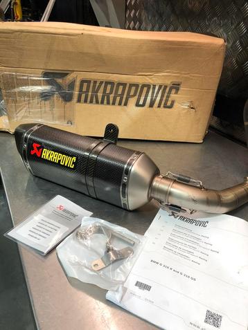 Silencieux /échappement /uitlaat Akrapovic BMW G310R/GS