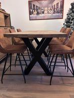 Tafel met 6 stoelen Merk henders&hazel, Huis en Inrichting, Tafels | Salontafels, Ophalen, Gebruikt
