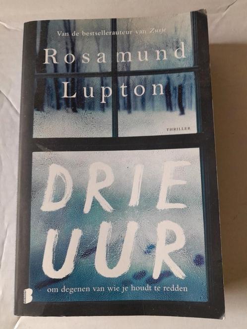 Rosamund Lupton - Drie uur, Boeken, Thrillers, Gelezen, Ophalen