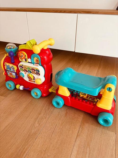 Vtech speelgoedtrein - Rijd en Leer Letterlocomotief, Kinderen en Baby's, Speelgoed | Vtech, Zo goed als nieuw, 6 maanden tot 2 jaar