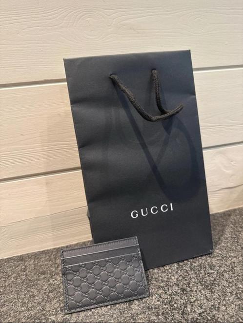Gucci Card Holder, Handtassen en Accessoires, Portemonnees, Nieuw, Overige merken, Zwart, Leder, Ophalen