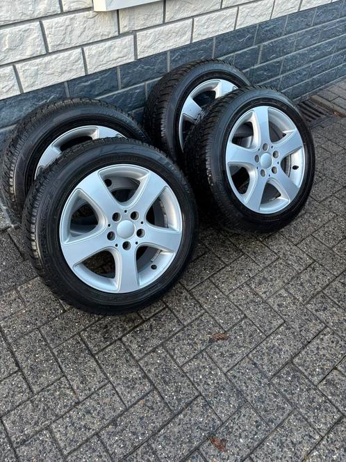 Mercedes Winterset/bmw velgen set, Auto-onderdelen, Banden en Velgen, Velg(en), Winterbanden, Ophalen