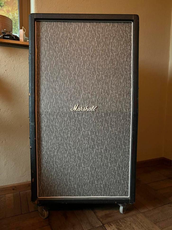 1967 marshall 8x10 pinstripe, Muziek en Instrumenten, Versterkers | Bas en Gitaar, Ophalen